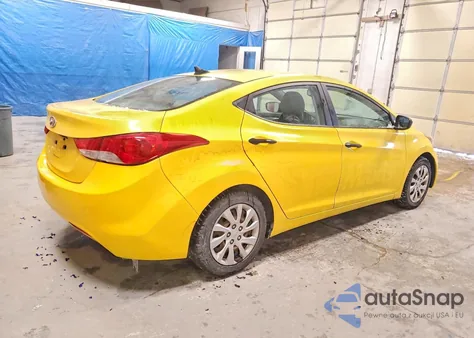 2013 Hyundai Elantra Gls from USA, damaged, VIN KMHDH4AE5DU595188